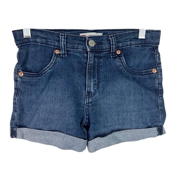 Calvin Klein Women's 6 Stretch Jean Shorts Blue 5" Inseam NWT - Picture 1 of 14